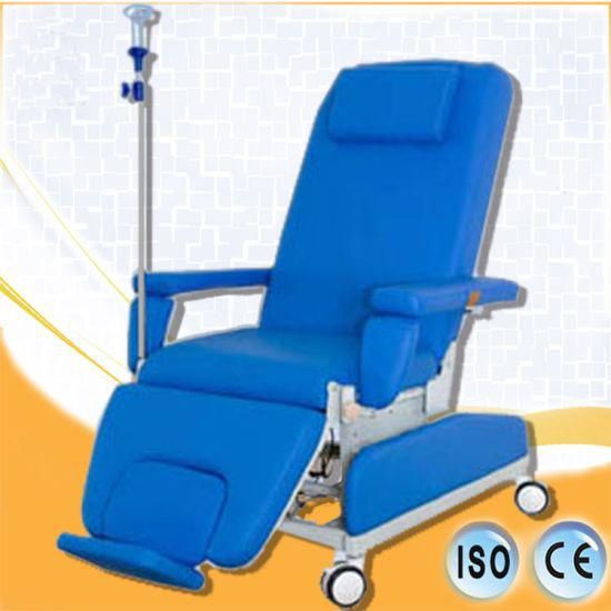 Electric Medical Infusion Chair Blood Donation Chair Reclining Dialysis Chair