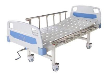 Hospital Equipment Staineless Double Crank Bed for Hot Selling