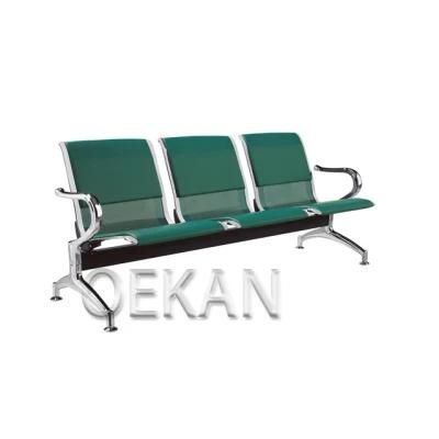 Hospital Waiting Area Metal Frame Public Armchair 3 Seater Waiting Chair