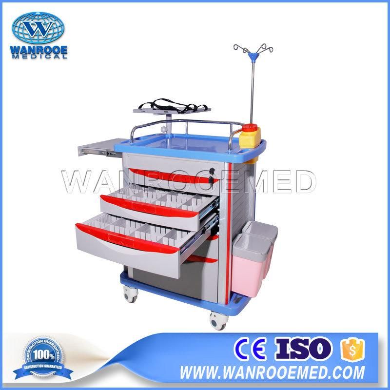 Et-75071A ABS Hospital Medical Cart Trolley Manufacturers