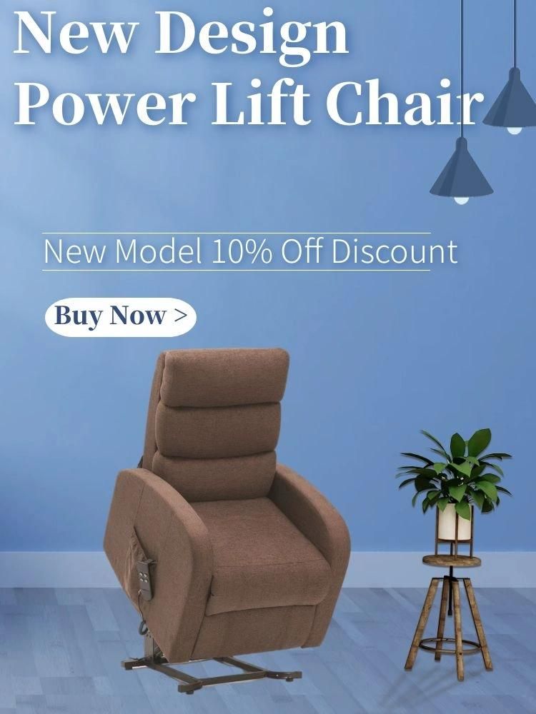 Geeksofa Living Room Adjustable Fabric Power Electric Assist Lift Recliner Chair for The Elderly