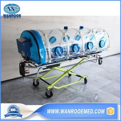 Ea-13A Hospital Rescue Transport Portable Biological Communicable Disease Isolation Chamber Stretcher