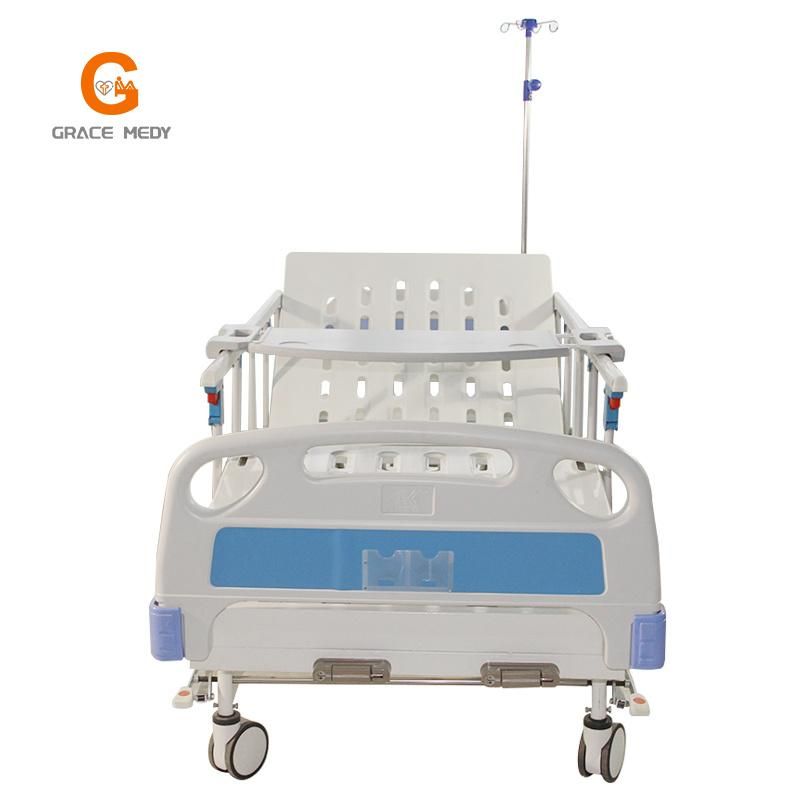 Medical Double-Crank 2-Function Manual Bed ICU Nursing Bed Is Selling Well in India