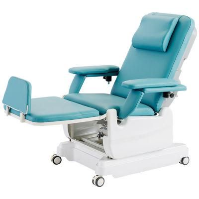 Modern Medical Electric Blood Donation Hospital Dialysis Used Electric and Manual Infusion Chair