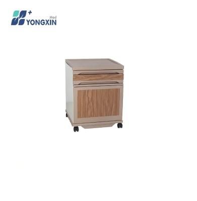 Yxz-806 Bedside Stand with a Drawer and a Cabinet, ABS Bedside Cabinet with Four Castors