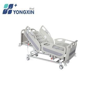 Yxz-C5 (A2) Five Function Electric Hospital Bed with Bumpers and IV Pole