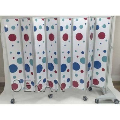 Oekan Hospital Furniture Medical Private Anti-Bacteria Stainless Steel Screen with Broke