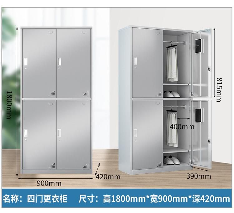 High Quality Medical Furniture Instrument Stainless Steel Locker Storage Hospital Cabinet