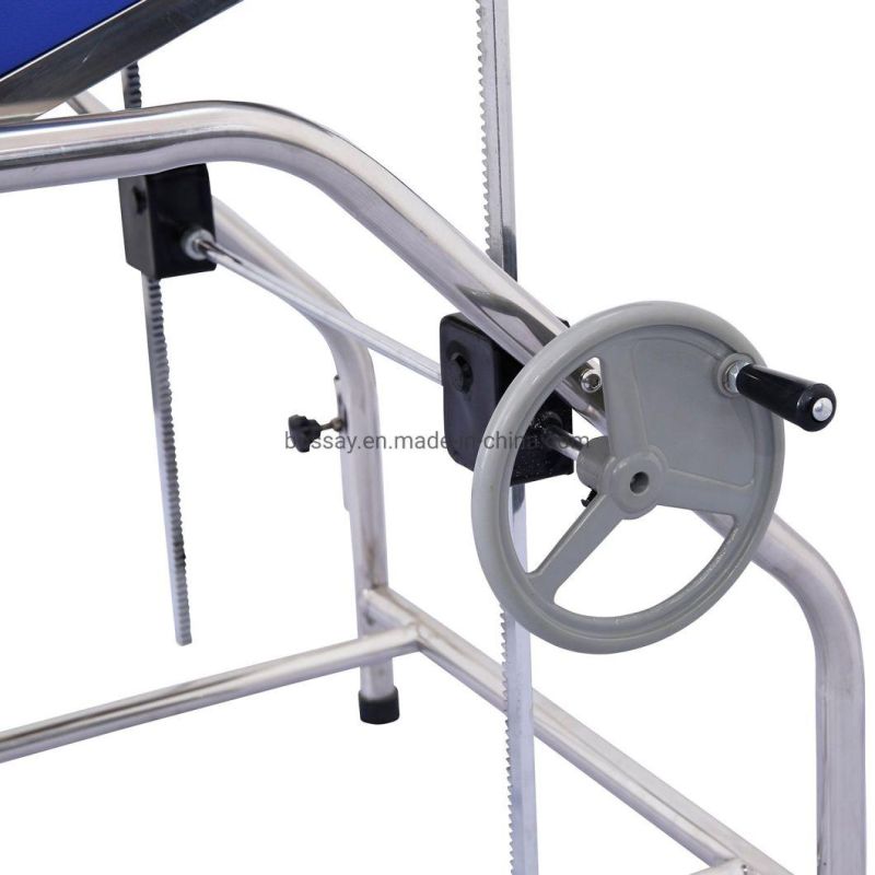 Hospital Medical Device Gynecological Examination Operating Bed Delivery Table