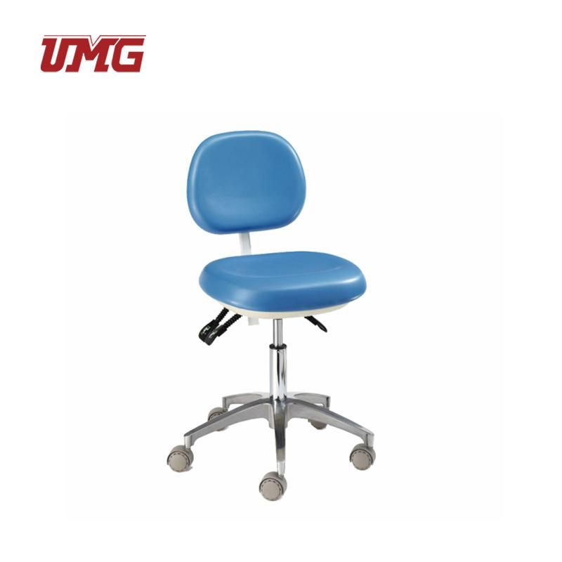 Dentist Dental Stool with Adjust Seat Tilt and Backrest