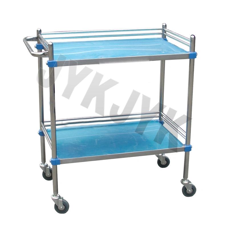 Stainless Steel Fan-Shaped Operation Apparatus Cart