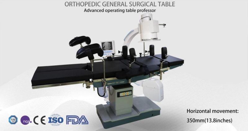 Buy FDA CE C-Arm Medical Instrument Electric Hydraulic Intergrated Operation/ Operating Table Medical Imaging Table Surgical Operation Table Hospital Table