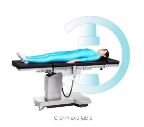 Electric Hydraulic Hospital Surgical Gynecology Delivery Operating Table with C-Arm