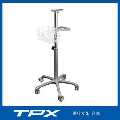 Hospital Variable Height Mounting Solutions Rolling Stand Carts Trolley