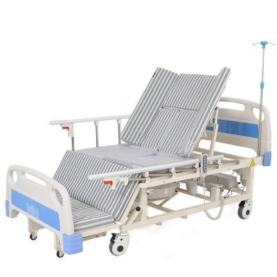 Medical Furniture Multi-Function Electric Medical Nursing Bed for Healthcare Center Disability Patient with Automatic Toilet