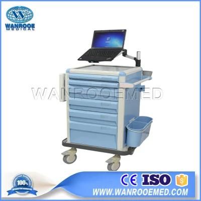 Bmt-001e Hospital Equipment Medication Mobile Laptop Computer Nursing Cart