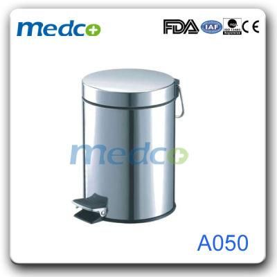 Hospital Furniture Round Pedal Dustbintransh Bin Waste Bin