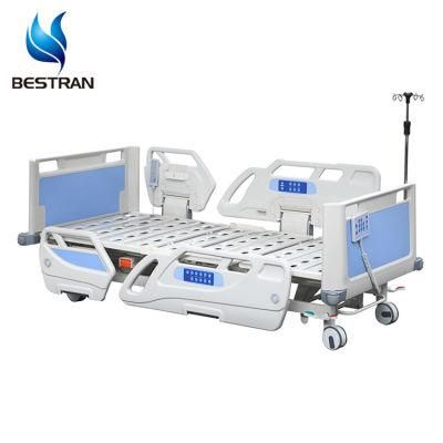 Multifunctional Adjusting Height 5 Function Medical ICU Electric Hospital Bed