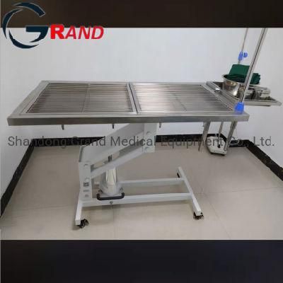 Economical Veterinary Instrument Animal Equipment Mechanical Hydraulic Veterinary Delivery Bed Surgery Operating/Operation Examination Table