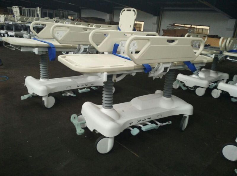 Factory Price Hospital Bed Transfer Stretcher Ambulance Bed for Patient