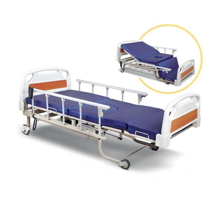 Ce ABS Clinic Metal Adjustable Patient Nursing Care Hospital Bed