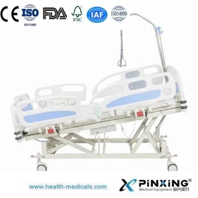 Senior Durable Medical Emergency Bed with Built-in Siderail Control Panel