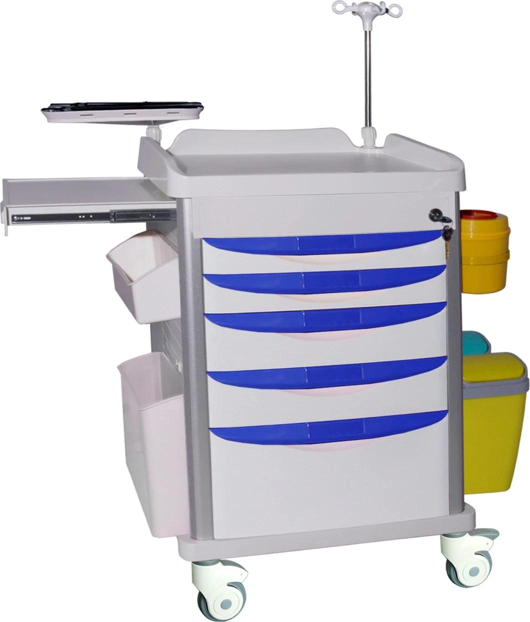 Corrosion Resistance Customized Medication Trolley for Nursing Room