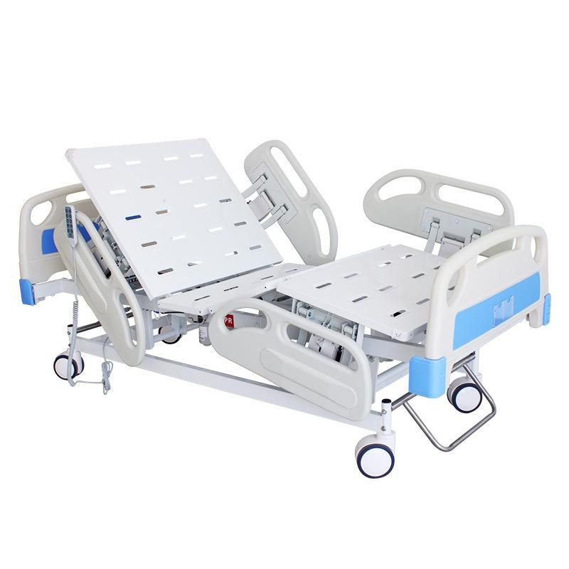 HS5108g Luxury Multifunctional Folding Medical Furniture Adjustable Electric Hospital Bed with Casters