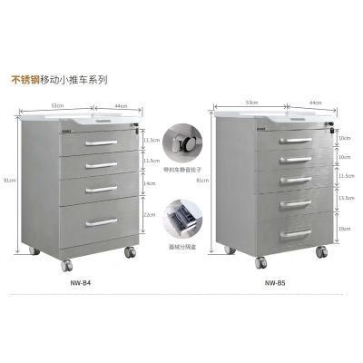 Movable Silent Anti-Skid Dental Cabinet