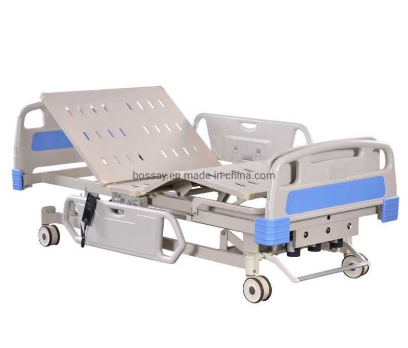 Three Function Electric and Manual Medical Bed Difunctional Hospital Bed