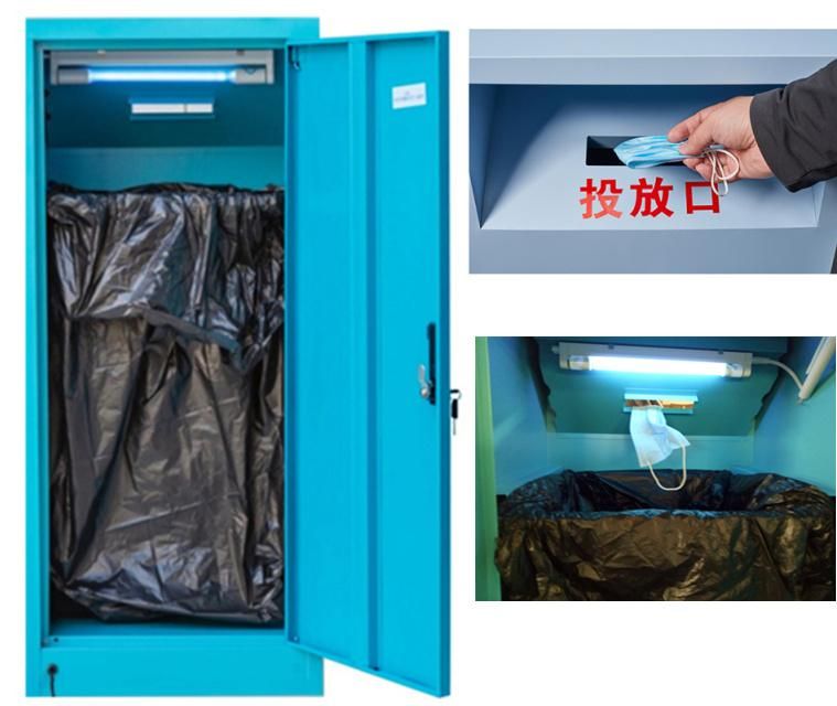 Luoyang Factory Metal Disposal Face Mask Recycling Cabinet