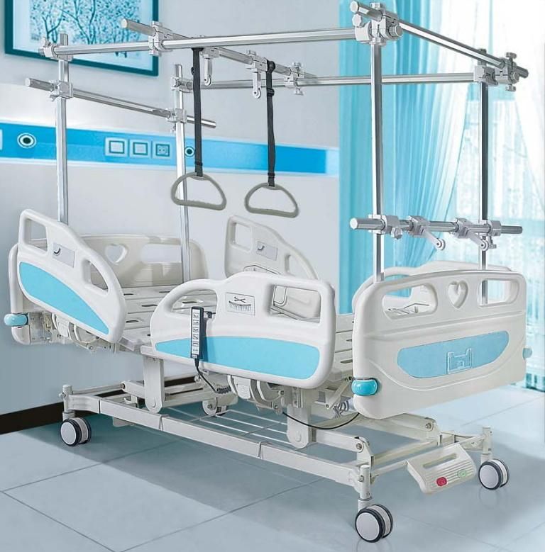 Hospital Bed -Orthopedic Manual Care Bed (Double Tratction)