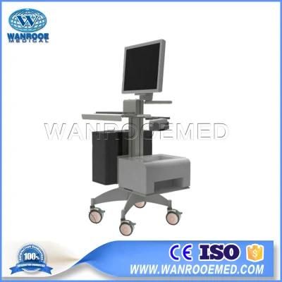 Bwt-001j Hospital Medication Simple Mobile Nurse Computer Workstation Laptop Cart