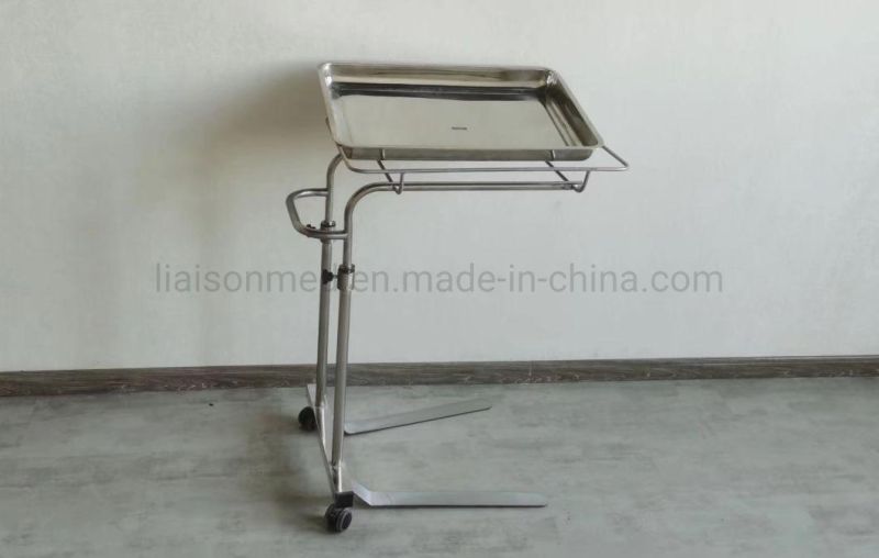 Mn-SUS002A High Level Multifunction Medical Use Patient Medical Cart Mayo Trolley