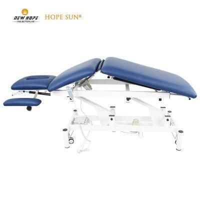HS5202 Beauty Salon SPA Furniture Electric Folding Adjustable Physiotherapy Treatment Massage Table