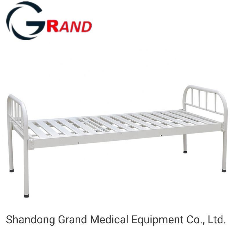 China Manufacturer High Quality Medical Device Hospital Equipment Medical Room Bed Furniture Bed Flat One Function Mobile Nursing Bed