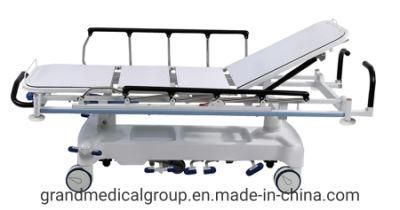 Hospital Ambulance Transfer Bed Medical Trolley Luxury Hydraulic Patient Transfer Vehicle Stretcher Cart
