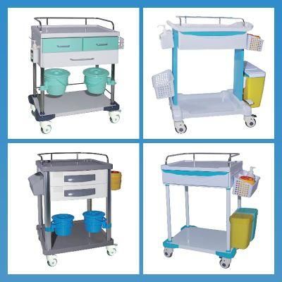 ABS Hospital Medical Trolley Price for Dressing with Drawer