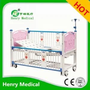 Hospital Medical Children&prime;s Nursing Care Bed/Manual Bed/2 Function Child Medical Bed