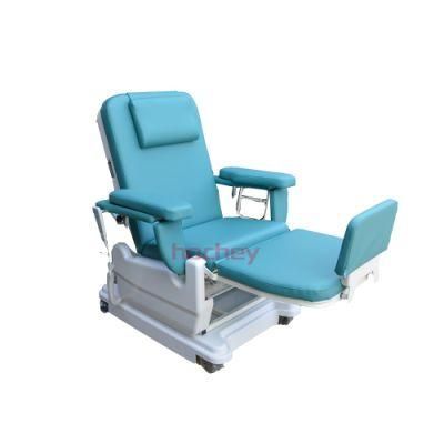 China Factory Direct to Sell Electric 2 Motors Blood Collection Chair Medical Equipment Dialysis Chair for Clinic