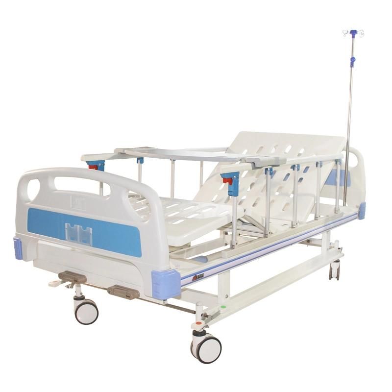 2 Two Function Hospital Bed Two Crank Nursing ICU Patient Bed