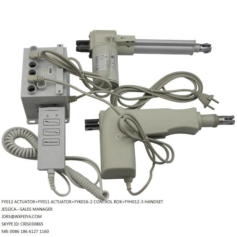 Electric DC Linear Actuator Motor for Hospital Bed, Dental Bed and Massage Bed