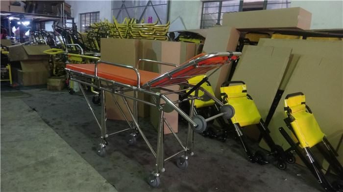 Factory Supply Ambulance Collapsible Stretcher for Emergency Use