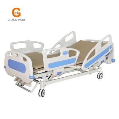 Hot Sale Manual Three-Function Hospital Medical Patient Bed