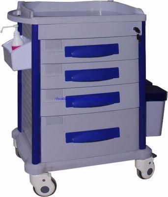 Convenient Hospital Emergency Trolley Drug Delivery Cart