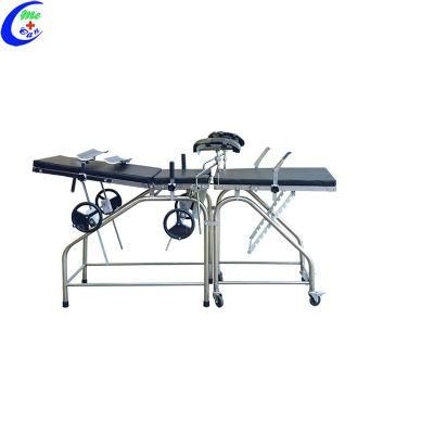 Hospital Stainless Steel Delivery Table Gynaecology Obstetric Delivery Bed