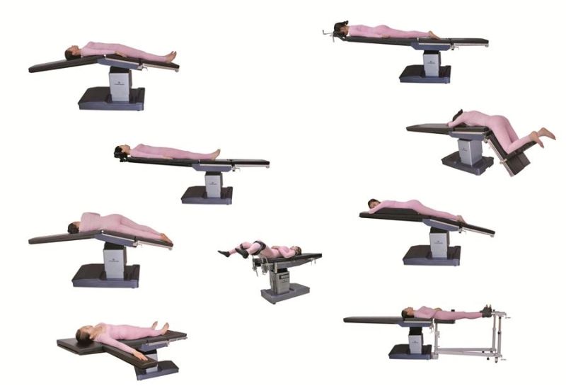 FDA CE Hospital Equipment Electric Moveable Operation/ Operating Table Medical Imaging Table Surgical Table Hospital Table