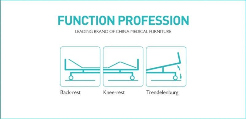 GB4e Saikang Wholesale Movable Multifunction Manual Orthopedic Lumbar Traction Hospital Bed with Wheels