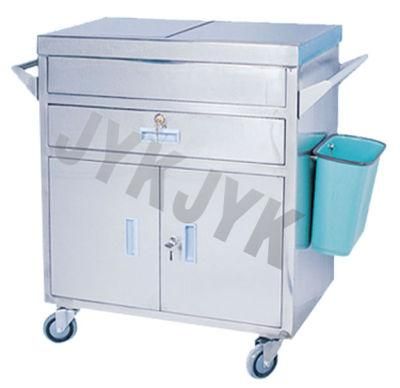 Stainless Steel Medical Emergency Treatment Cart