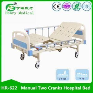 Two Functions Manual Bed /Hospital Bed/Medical Bed/2 Crank Bed